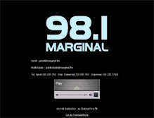 Tablet Screenshot of marginal.fm